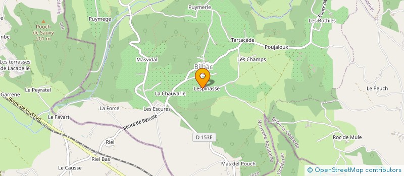 localisation de l'entreprise MORA INVEST  BILHAC