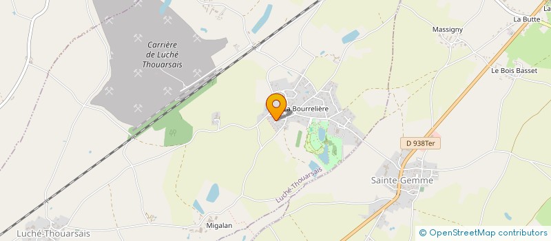 localisation de l'entreprise MORA M-A  LUCHE-THOUARSAIS