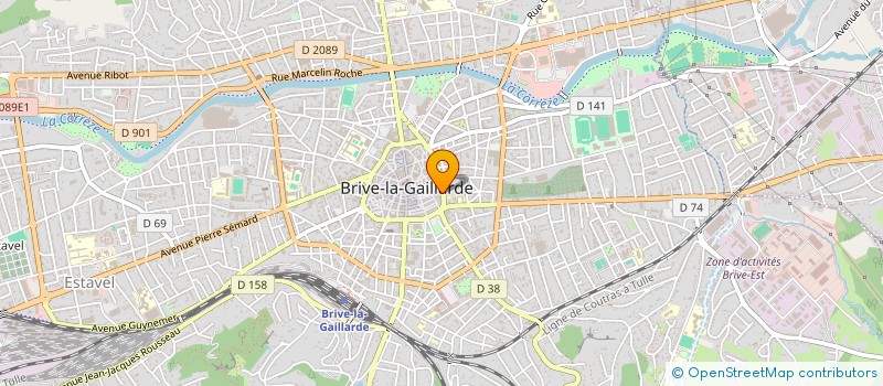 localisation de l'entreprise MORA-PRADON VALLANCY  BRIVE-LA-GAILLARDE