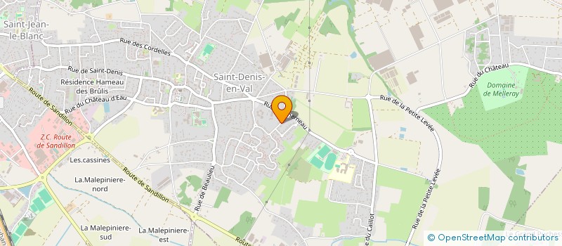 localisation de l'entreprise MORABITO-BRULE à SAINT-DENIS-EN-VAL