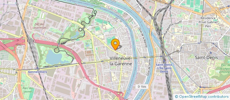 localisation de l'entreprise MORAD PRIMEURS à VILLENEUVE-LA-GARENNE