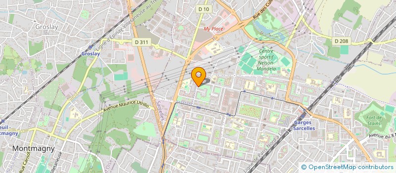 localisation de l'entreprise MORADISC à SARCELLES