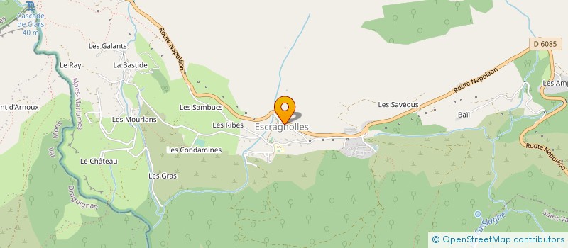 localisation de l'entreprise MORAFLOR à SAINT-VALLIER-DE-THIEY