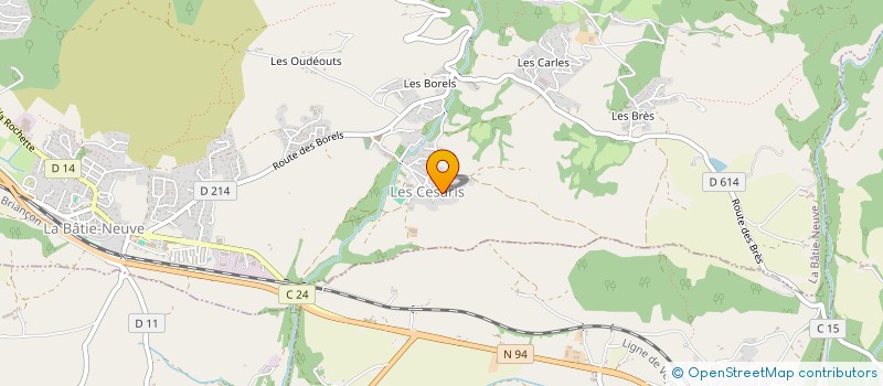 localisation de l'entreprise MORAINE  CHORGES