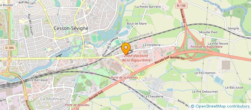 localisation de l'entreprise MORAINS ENERGIE ORGANIQUE à CESSON-SEVIGNE