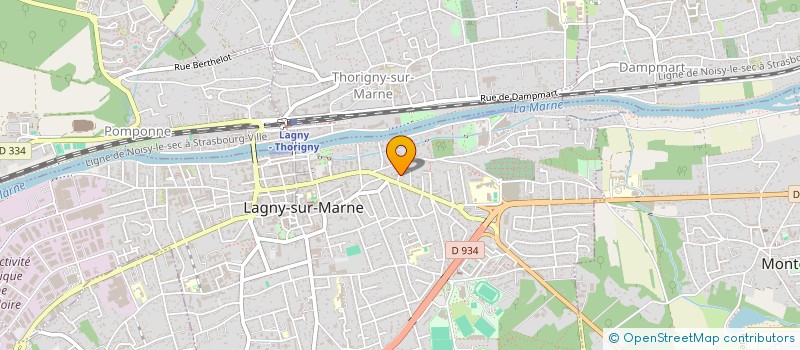 localisation de l'entreprise MORAIS CORPORATION  LAGNY-SUR-MARNE