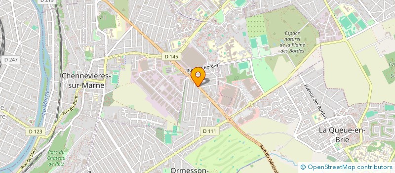 localisation de l'entreprise MORAIS DA CRUZ  ORMESSON-SUR-MARNE