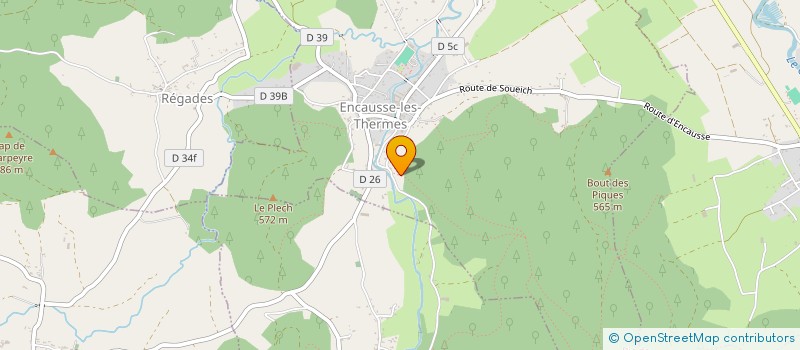 localisation de l'entreprise MORALES  ENCAUSSE-LES-THERMES