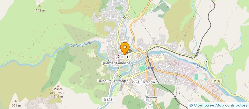 localisation de l'entreprise MORALI-BENSIMON à CORTE