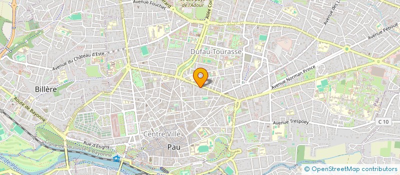 localisation de l'entreprise MORALINA à PAU