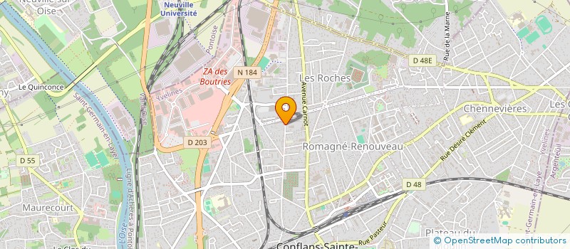 localisation de l'entreprise MORALYS  CONFLANS-SAINTE-HONORINE