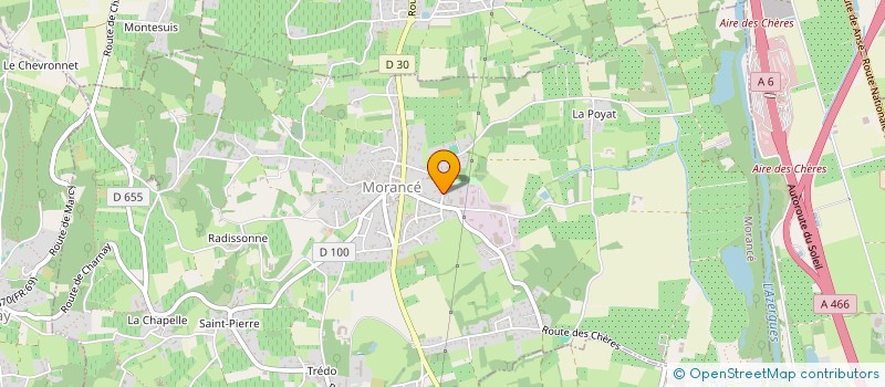 localisation de l'entreprise MORANCE EN SCENE  MORANCE