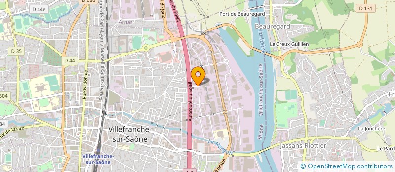 localisation de l'entreprise MORANCE SOUDURE à VILLEFRANCHE-SUR-SAONE