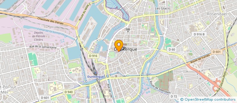 localisation de l'entreprise MORAND à DUNKERQUE