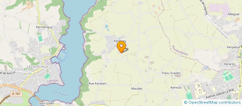 localisation de l'entreprise MORAND  PAIMPOL