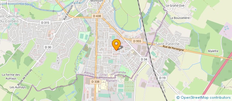 localisation de l'entreprise MORAND à ALENCON