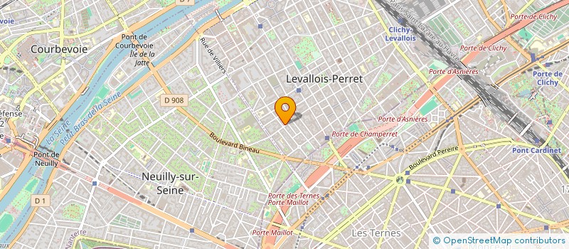localisation de l'entreprise MORAND FRANC à LEVALLOIS-PERRET