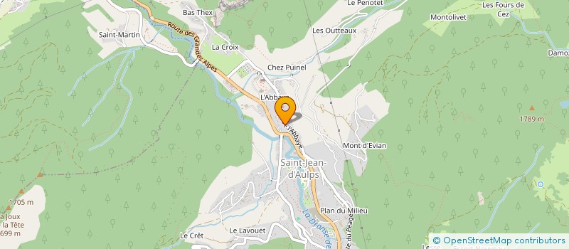 localisation de l'entreprise MORAND LA VIGNETTE  SAINT-JEAN-D'AULPS