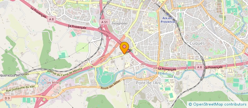 localisation de l'entreprise MORANDAT 6 à AIX-EN-PROVENCE