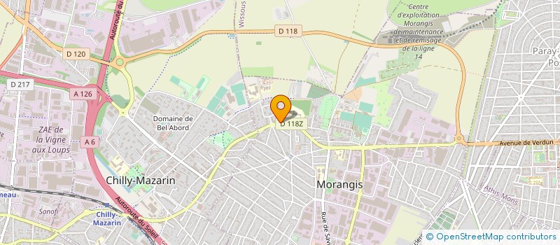 localisation de l'entreprise MORANDIS à MORANGIS