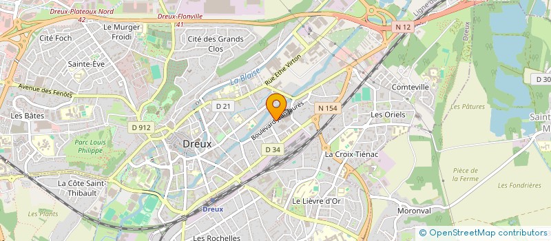 localisation de l'entreprise MORANDUZZO-FRANCE SARL à DREUX