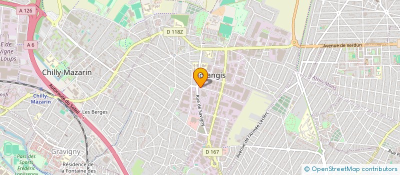 localisation de l'entreprise MORANGIS AUTO-BILAN  MORANGIS