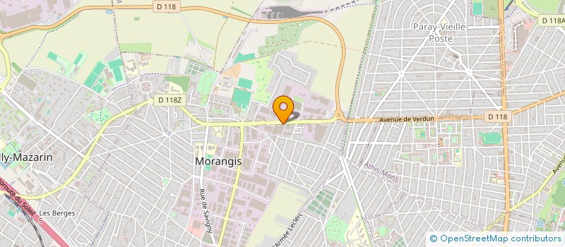 localisation de l'entreprise MORANGIS AUTOMOBILES à MORANGIS