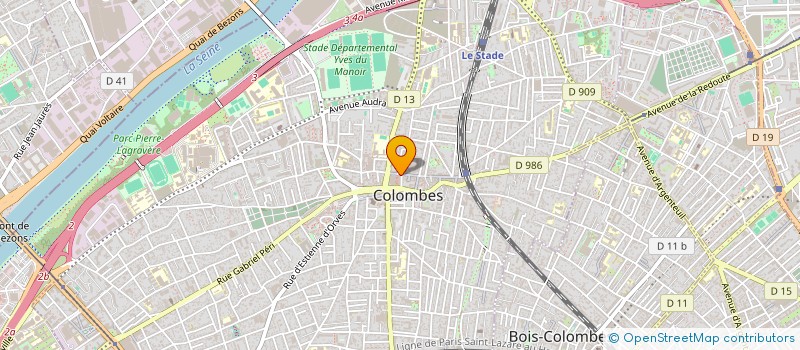 localisation de l'entreprise MORANT INVESTISSEMENTS à COLOMBES