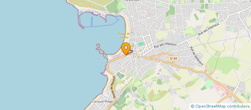 localisation de l'entreprise MORATEUR CHRISTELLE  ERQUY