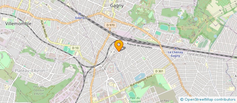 localisation de l'entreprise MORATTEI à GAGNY