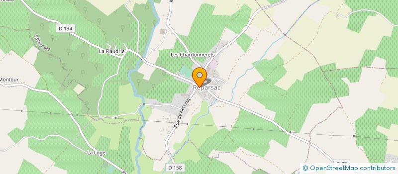 localisation de l'entreprise MORAUD SARL à REPARSAC