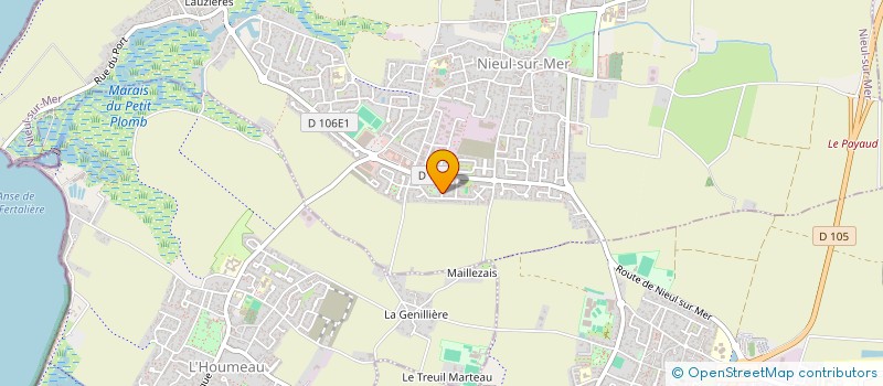 localisation de l'entreprise MORAUT JEAN YVES  NIEUL-SUR-MER