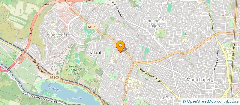 localisation de l'entreprise MORAY  TALANT