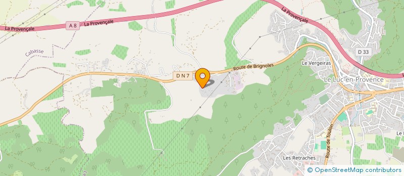 localisation de l'entreprise MORAYA  LE LUC