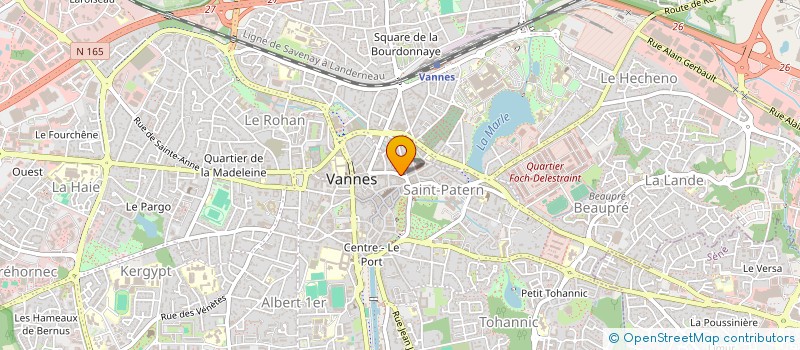 localisation de l'entreprise MORBIHAN 650 à VANNES