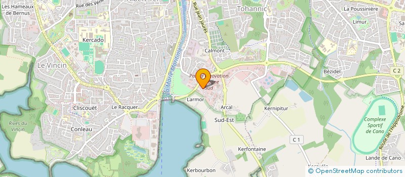 localisation de l'entreprise MORBIHAN AFFAIRES à VANNES