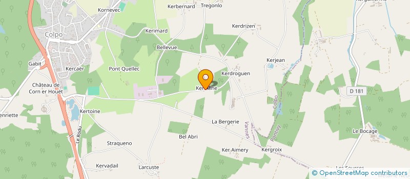 localisation de l'entreprise MORBIHAN MAITRISE D'OEUVRE  COLPO