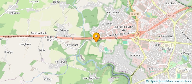 localisation de l'entreprise MORBIHAN TERRADATA à VANNES