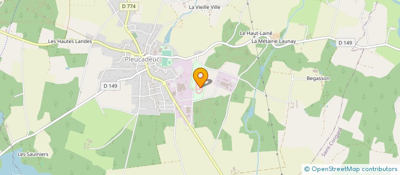 localisation de l'entreprise MORBIHAN TOLERIE FINE à PLEUCADEUC