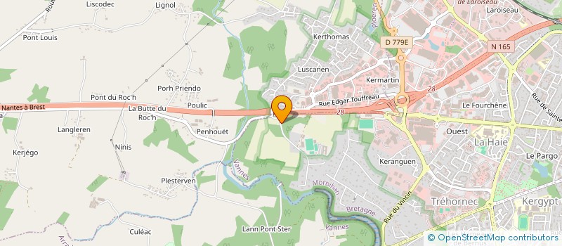 localisation de l'entreprise MORBIHANHYDROENERGIES à VANNES