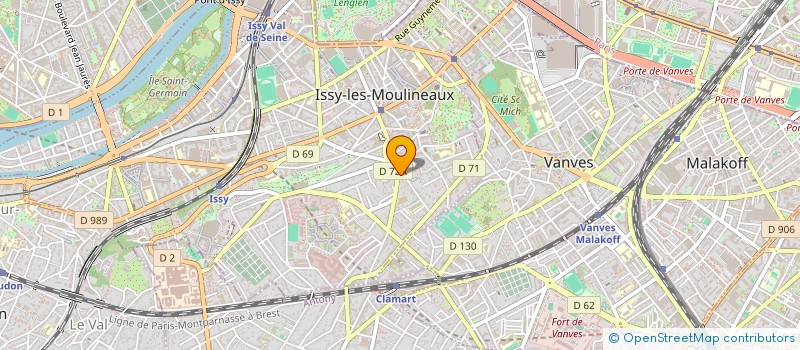 localisation de l'entreprise MORCATE IMMO à ISSY-LES-MOULINEAUX