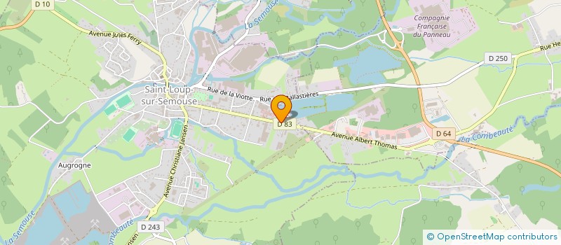 localisation de l'entreprise MORCEAU DE MUSIQUE  SAINT-LOUP-SUR-SEMOUSE