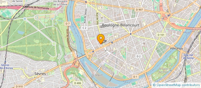 localisation de l'entreprise MORCEAUX CHOISIS DE FRANCE à BOULOGNE-BILLANCOURT