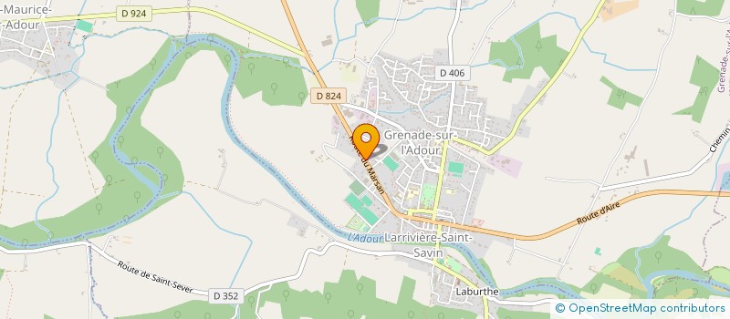 localisation de l'entreprise MORCENAISE DE MENUISERIE  GRENADE-SUR-L'ADOUR