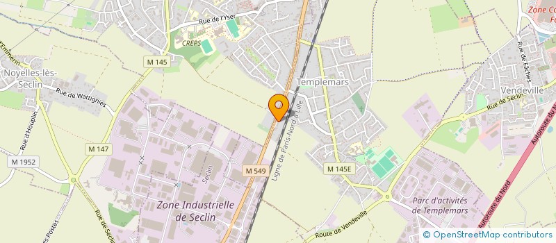 localisation de l'entreprise MORCRETTE INVESTISSEMENTS  TEMPLEMARS