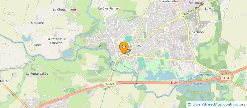 localisation de l'entreprise MORDELLES BEACH  MORDELLES