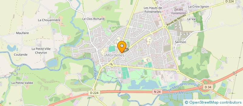 localisation de l'entreprise MORDELLES EN TRANSITIONS  MORDELLES