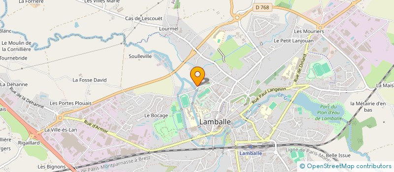 localisation de l'entreprise MORDER à LAMBALLE-ARMOR