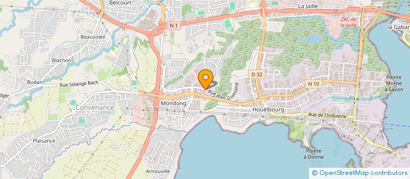 localisation de l'entreprise MORDITALIA  BAIE-MAHAULT