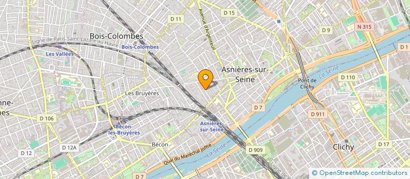 localisation de l'entreprise MORDOMIA à ASNIERES-SUR-SEINE